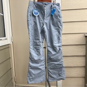 NWT Columbia Bugaboo II snowboarding pant in grey